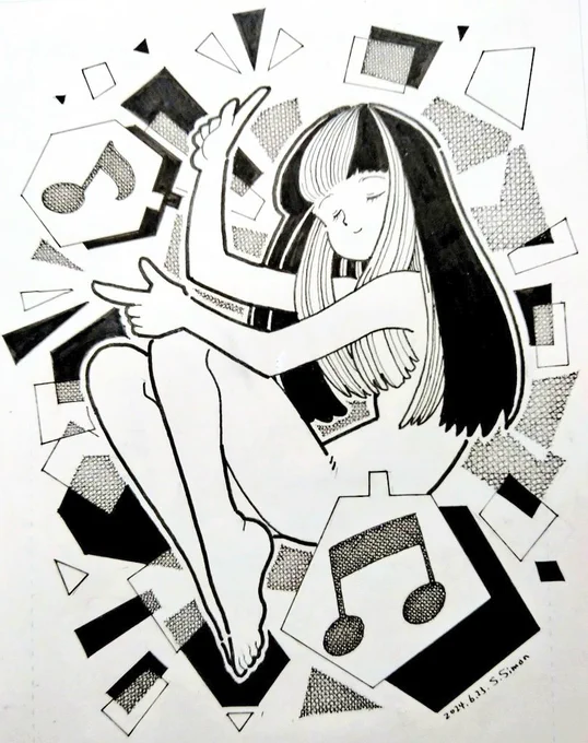 おはようございます。朝の再掲のお時間です。
"Rhythm"
なにがしかリズムを感じていただければうれしいです。ヾ(。>﹏<。)ノ゛✧*。
本日もよろしくお願いします!
#一日一絵 