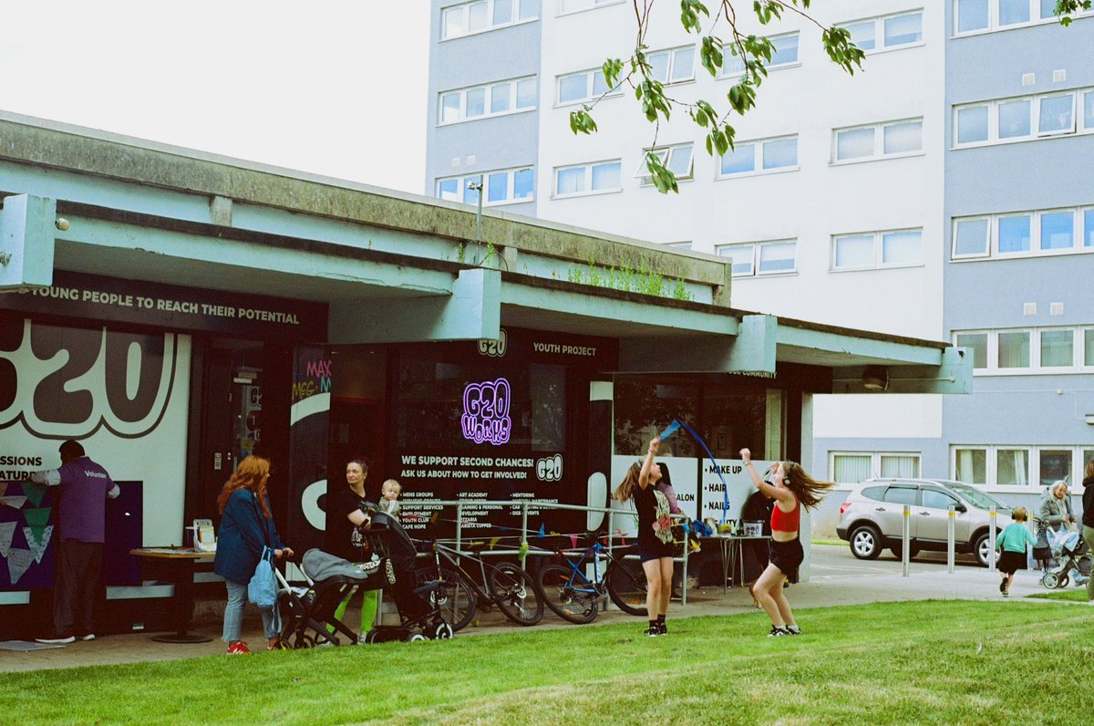 G20 spirit at the G20 Youth Festival in the  Wyndford 💜 #ComunitySpirit #FunDay #WhatsStrong