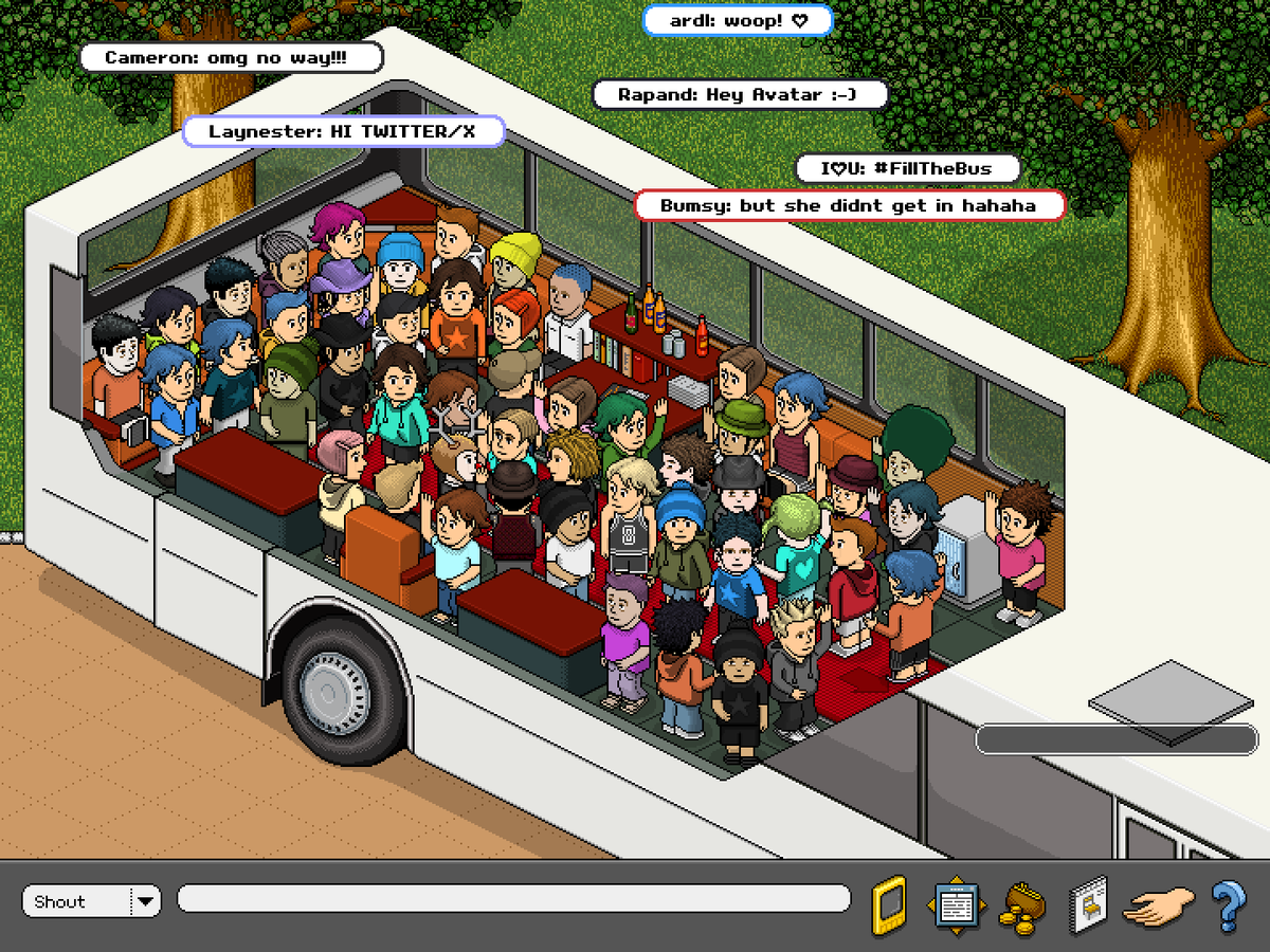 #FILLTHEBUS #Habbo #HabboHotel #HabboOrigins #HabboHotelOrigins