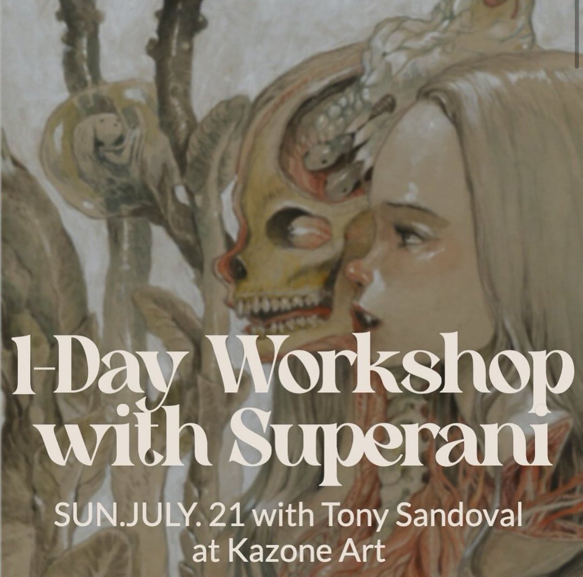 Kim Jung Gi US (@kimjunggius) on Twitter photo Superani US x <a href="/KazoneArt/">Kazone Art</a> presents a 1-Day Workshop with Hyun Jin Kim & Tony Sandoval
•Date: JULY 21, 2024 (SUNDAY)
•Time: 10AM - 6PM
superanius.com/products/7-21-… Superani US x <a href="/KazoneArt/">Kazone Art</a> presents a 1-Day Workshop with Hyun Jin Kim & Tony Sandoval
•Date: JULY 21, 2024 (SUNDAY)
•Time: 10AM - 6PM
superanius.com/products/7-21-…