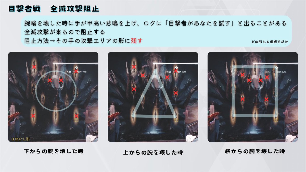 LEVI_destiny2's tweet photo. 【再掲】
目撃者戦で使った資料
順番逆になってたので…！こっちが正しいです、申し訳ない🙇‍♂️ https://t.co/82Tspbyk04
