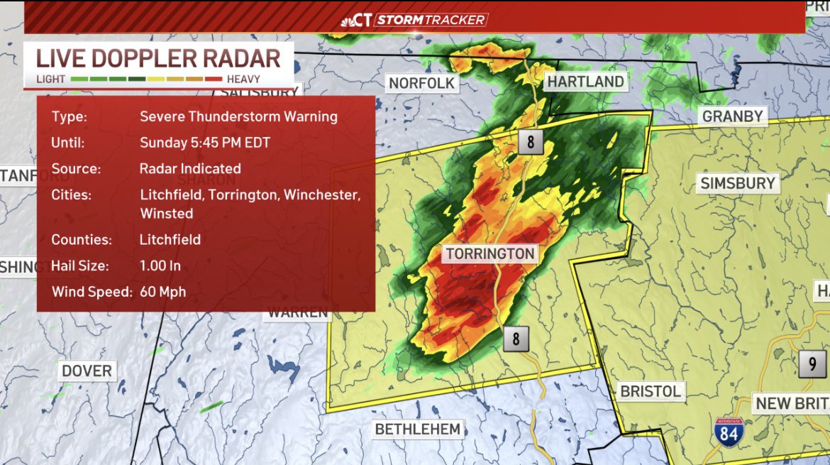 NBCConnecticut's tweet image. #Tornado warnings and severe thunderstorm warnings issued for parts of #Connecticut on Sunday. Follow our #StormTracker team online for the latest updates. 

nbcconnecticut.com/weather-news/s…