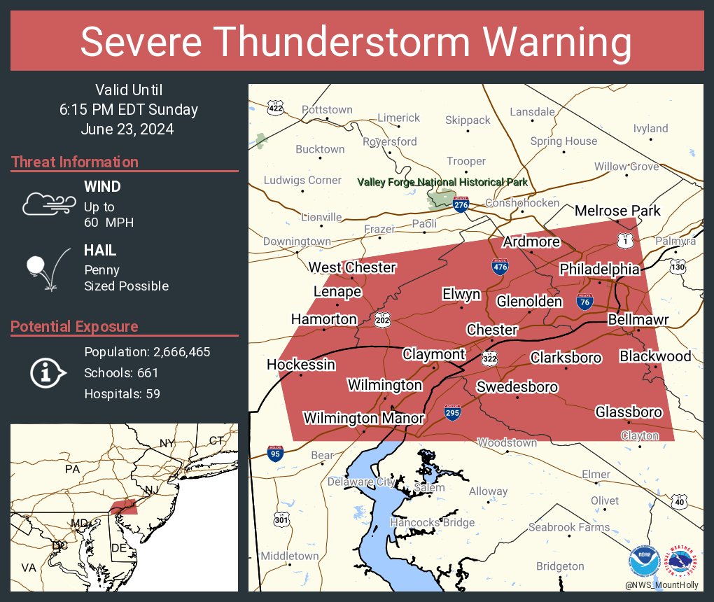 NWS Mount Holly tweet media