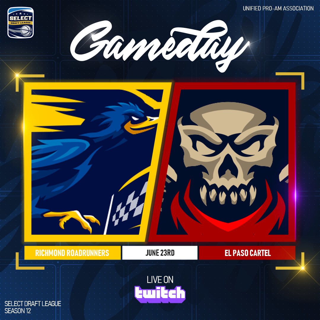 Richmond Road Runners🦤 (@selectrunners) on Twitter photo Second Game of the Season Starts Today! 🏆
We take on the infamous <a href="/SelectCartel/">El Paso Cartel 💀🏀</a>
In a B01 series to decide weather or not we can stay undefeated (4-0)
1️⃣ <a href="/uppion/">Uppion ⛹🏾♂️</a>
2️⃣ @llJaviII
3️⃣ @BopBinoK
4️⃣ <a href="/CJ_OnDeck/">Circa 1991 🇵🇦</a>
5️⃣ <a href="/TheyHateMatt__/">TheyHateMatt</a>
📋: <a href="/OnlySenseii/">AlllanX</a> Second Game of the Season Starts Today! 🏆
We take on the infamous <a href="/SelectCartel/">El Paso Cartel 💀🏀</a>
In a B01 series to decide weather or not we can stay undefeated (4-0)
1️⃣ <a href="/uppion/">Uppion ⛹🏾♂️</a>
2️⃣ @llJaviII
3️⃣ @BopBinoK
4️⃣ <a href="/CJ_OnDeck/">Circa 1991 🇵🇦</a>
5️⃣ <a href="/TheyHateMatt__/">TheyHateMatt</a>
📋: <a href="/OnlySenseii/">AlllanX</a>