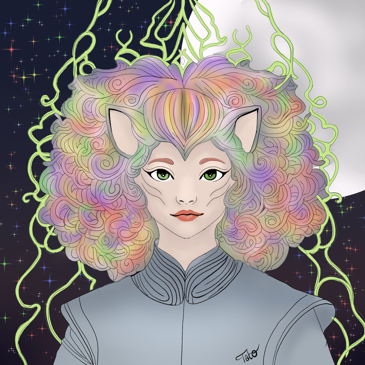 The_Potato_Cat's tweet photo. My hands hurt and I give up with clothes. Will most likely retry when I'm less tired but until then

Happy Pride month <3

Remember to keep being you, even if no one else can see that yet. https://t.co/w3tPlKRFoO