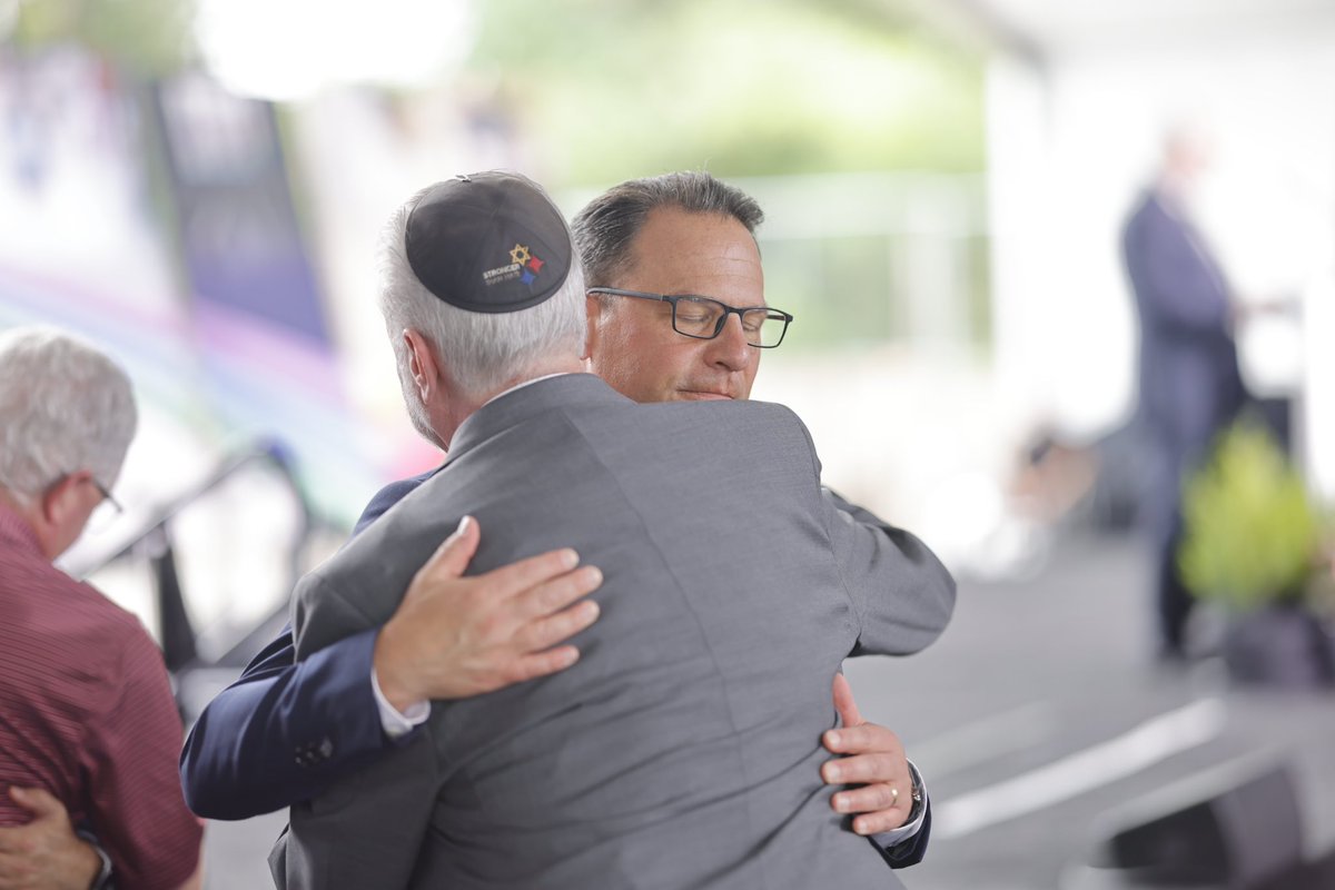 GovernorShapiro's tweet photo. To the good people of Pittsburgh who've come together in the days, weeks, and now years following the deadliest act of antisemitism in our nation's history at the Tree of Life synagogue, thank you for showing us that we are indeed Stronger than Hate.
To those families who continue to bear the burden of empty seats at your tables, we offer you prayers of comfort and support.
May the memories of Joyce, Richard, Rose, Jerry, Cecil, David, Bernice, Sylvan, Daniel, Melvin, and Irving forever be a blessing.