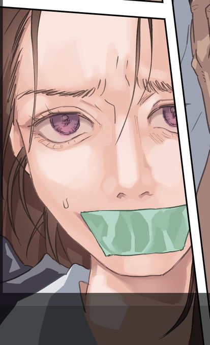 乳揉まれながら、レイパーを冷静に観察する目つきwip 