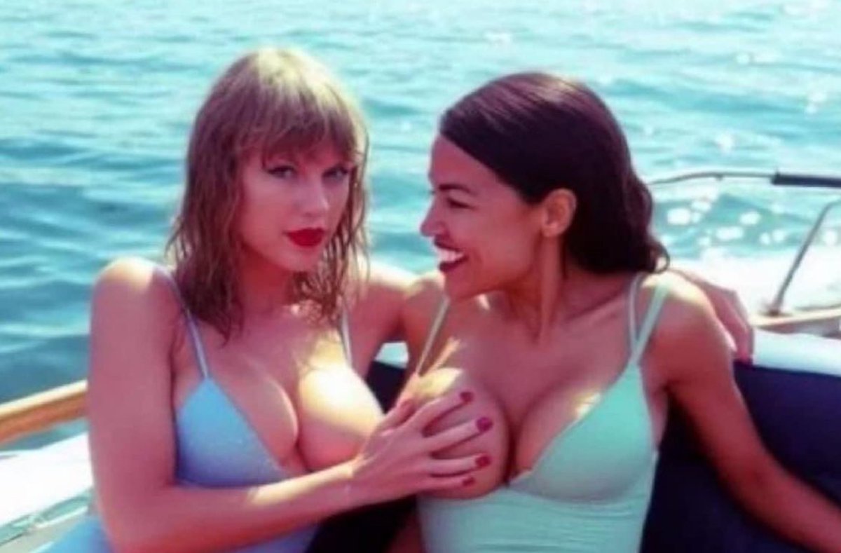 Mic (@mcizzly2021) on Twitter photo Out on my boat today with the girls...<a href="/AOC/">Alexandria Ocasio-Cortez</a>, <a href="/taylorswift13/">Taylor Swift</a>. Had a great time! Out on my boat today with the girls...<a href="/AOC/">Alexandria Ocasio-Cortez</a>, <a href="/taylorswift13/">Taylor Swift</a>. Had a great time!