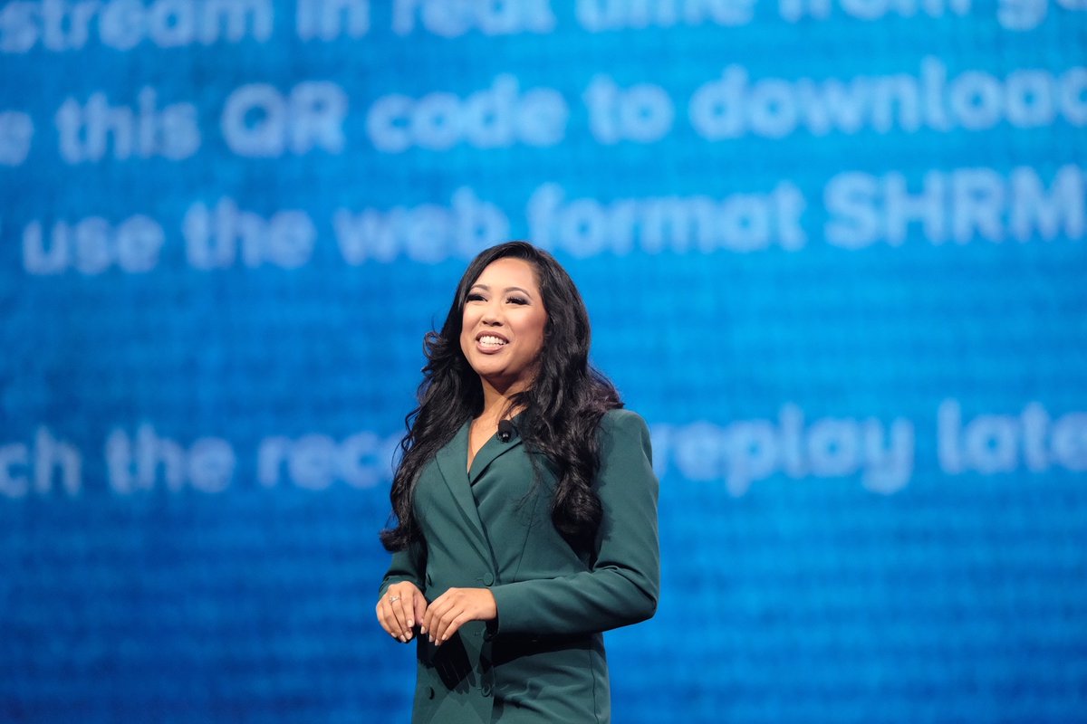 SHRM's tweet photo. It's always a pleasure having @StarlaSampaco join us on stage! #SHRM24 https://t.co/yP2yfaYRT1