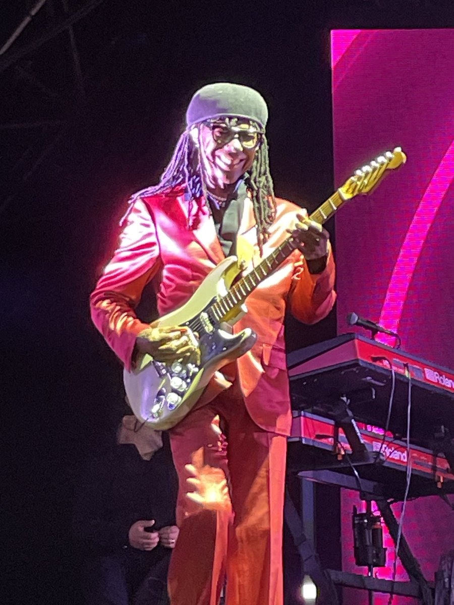 Thank you ⁦<a href="/nilerodgers/">Nile Rodgers</a>⁩ and Chic for a beautiful night singing and dancing my heart out. I feel fully funkified the world needs more funkasity😁💃🏼#southampton #summer-sessions