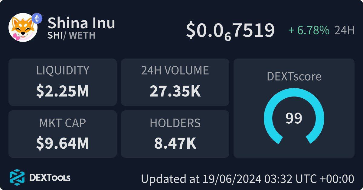 Remasin288530's tweet photo. @Overdose_AI @ShinaToken $SHI Has been Trending in the Ads section of #ShibaSwap for over one month now along side #SHIB $BONE $LEASH and some stable coins. There is only 1 or 2 people that can make this happen. DYOR 😉

https://t.co/ixUpR73AFs https://t.co/ySwDOa1FLS