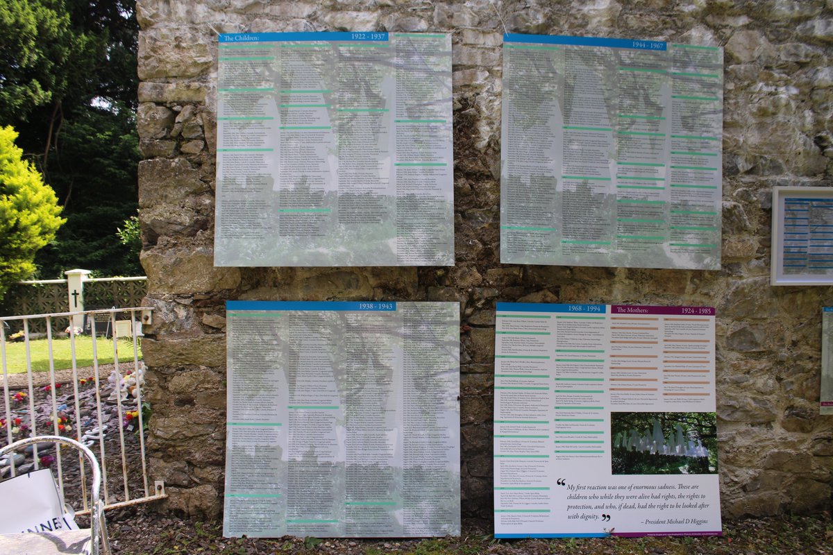 An absolutely fabulous job by <a href="/ctcantwell/">𝐂𝐚𝐫𝐦𝐞𝐥 𝐂𝐚𝐧𝐭𝐰𝐞𝐥𝐥</a>, Christy Kirwan and Martin Parfrey who organised this year's #Bessborough commemoration.

Was honoured to be a speaker again reading out the new names of 29 people that <a href="/Project_Infant/">Project Infant</a> volunteers found.

Footage to follow.