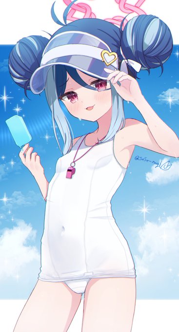 ネムガキちゃん白スク!!!!!!!! #ブルアカ 