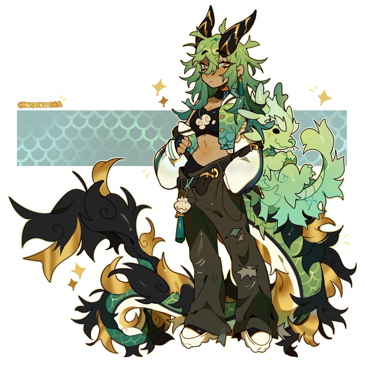 chudokucha's tweet photo. 🐉💛 https://t.co/7mPw9Ffvfs