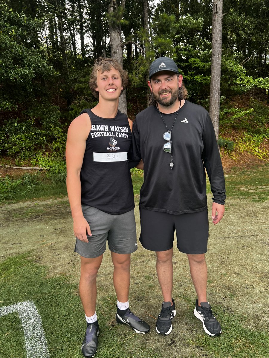 Benji_wyatt02's tweet image. Had a great time today in Spartanburg! Thank you @Wofford_FB for the opportunity! @CoachApp35 @Coach_Davis22 @BufordGAPrspcts @CoachAWarwick @CoachWatson_24 @Coach_Doolittle