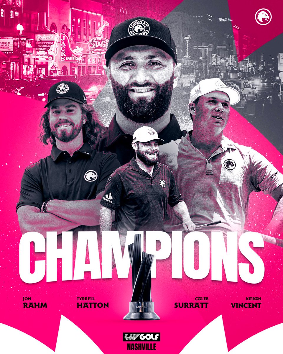 Make that 3 🏆🏆🏆

Nashville conquered.

#LegionXIII #LIVGolf