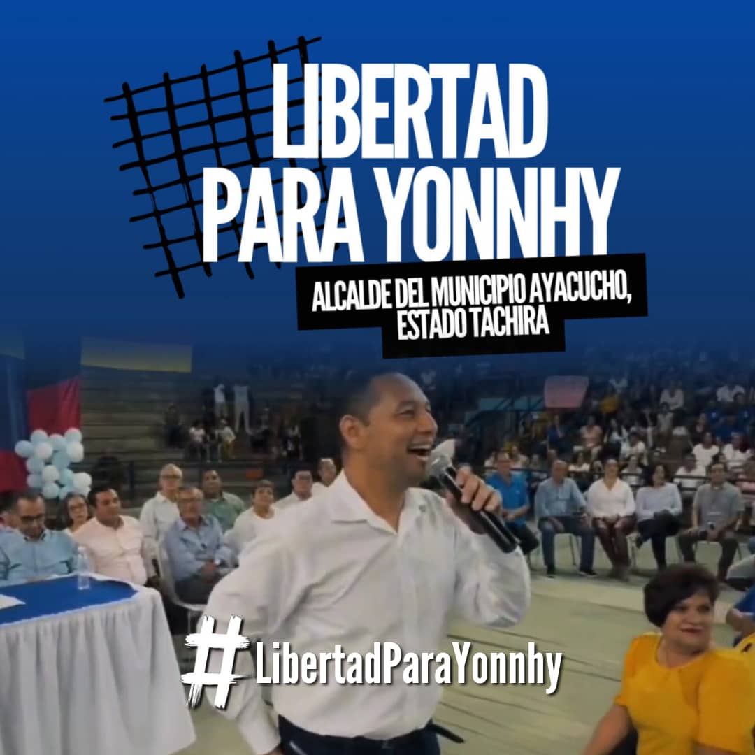 Agradecemos al CEN de <a href="/ADemocratica/">Acción Democrática</a> por designar una comisión, a fines de trasladarse al Táchira, con el objeto de realizar actuaciones políticas y de estricto derecho, solicitando libertad de nuestro compañero, alcalde y militante, injustamente detenido. #LibertadParaYonnhy