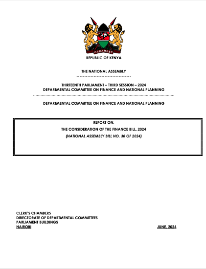 AmbokoJH's tweet image. In many ways, Finance Bill 2024 is for the history books. 

It has emerged that we have two reports on the bill from the National Assembly Finance &amp;amp; Planning Committee. 

The 390 pages report which most of us have seen (see quoted 🧵 for the break down).

Then there's a 434 pages
