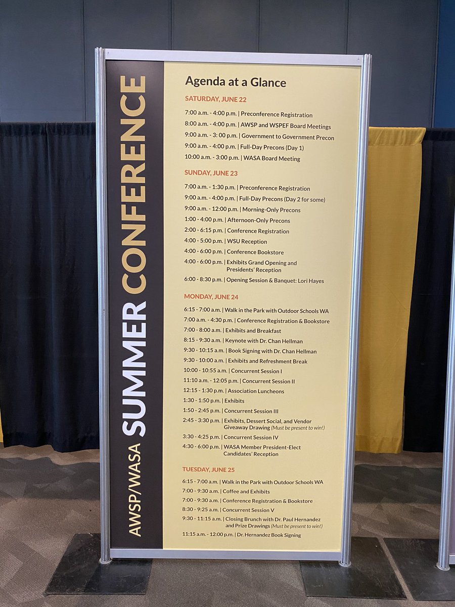 After a long hiatus from SM, no better way to jump back in with the kickoff of our annual #awspwasa24 Summer Conference. School leaders gather from across the state to reflect, learn, and prepare to lead HOPE back in their schools and districts.