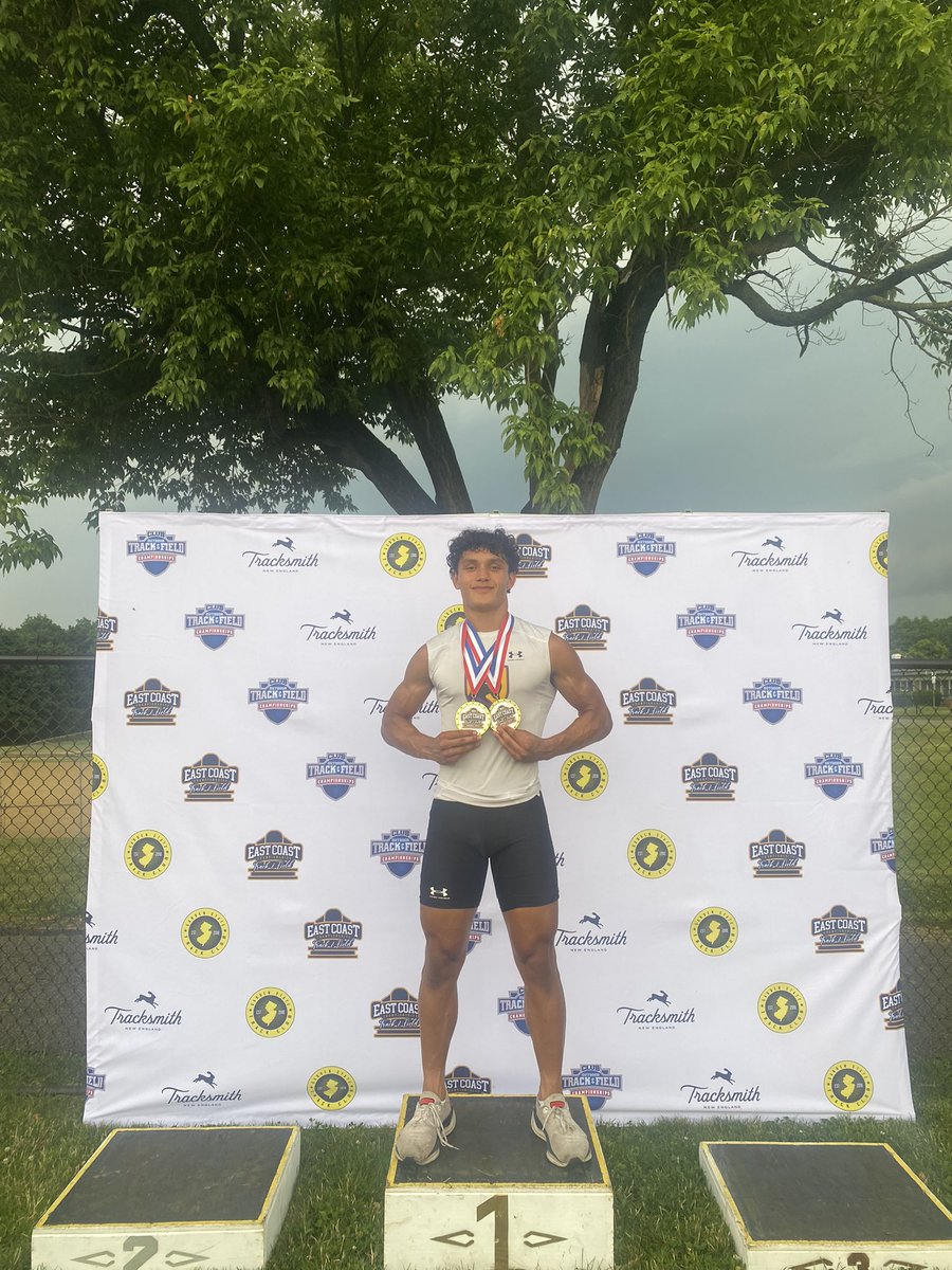 Still grinding even after the school season ends!  Kala’i runs the double at East Coast Championships and takes 2nd in the 200 and 4th in the 400 with a new PR of 49.74!!  Way to go!