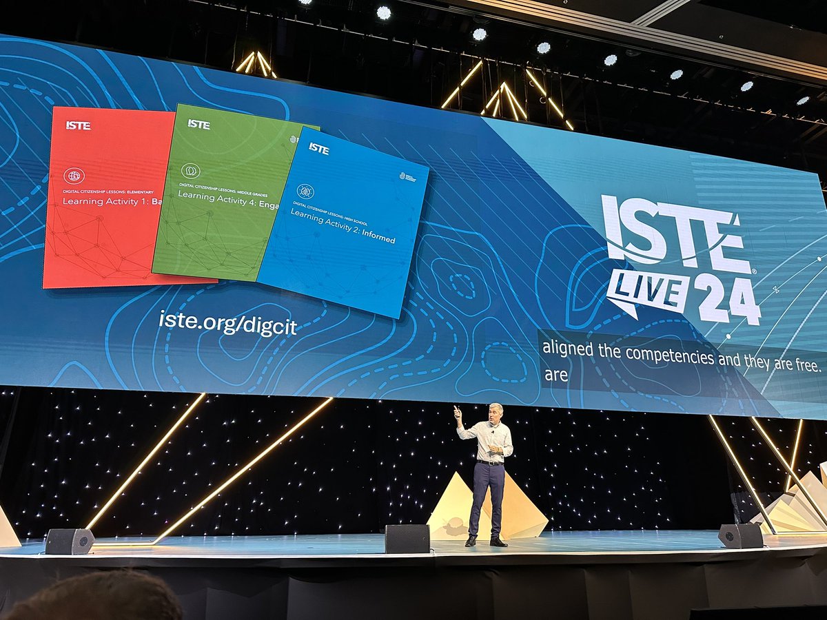 Richard Culatta announces #ISTE digital citizenship content ISTE.org/digcit