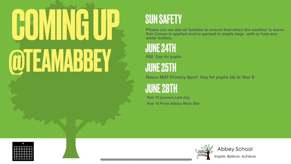 AbbeyLearning's tweet photo. Here is our “Coming Up This Week” https://t.co/EydVm53Q1g