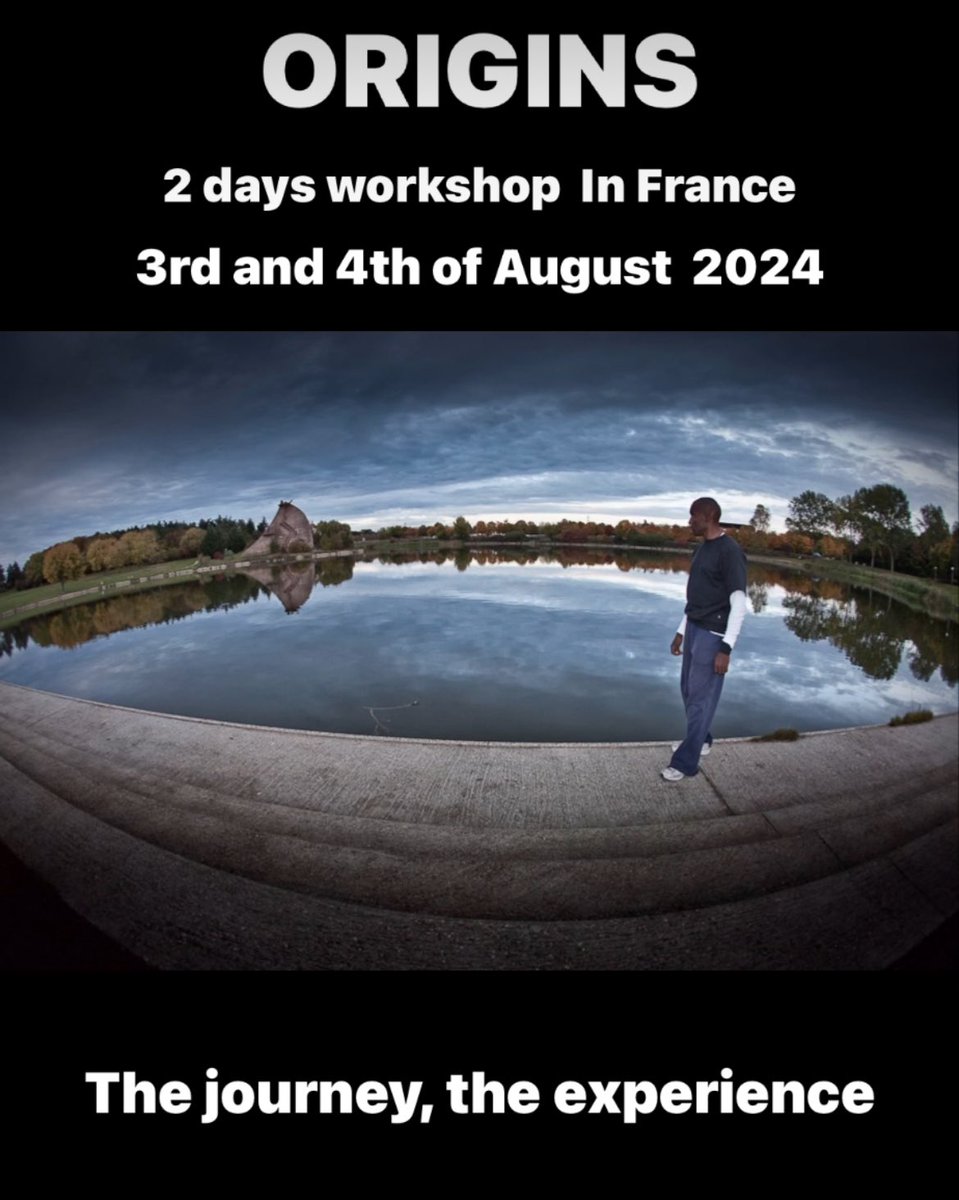 « Origins »: A 2 days journey at the Parkour birthplace.
Join the Time Machine experience in August in Lisses with me.
⚠️Limited tickets⚠️
Early bird &amp; group discounts available
Until the 7th of July
Link: sebastienfoucan.com/event-details/…
 or go to workshop at sebastienfoucan.com
