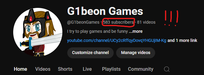 G1beonGames's tweet photo. This is not what I had on my June Bingo Card...

So, thank you. It's been an unreal experience seeing my videos get any form of recognition, I still can't quite believe it if I'm being honest.

But thank you, truly. https://t.co/CJspn7LUdB