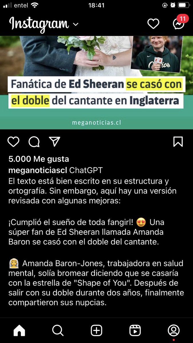 ladolcecami's tweet image. Mega ocupa Chat gpt para escribir sus noticias xd