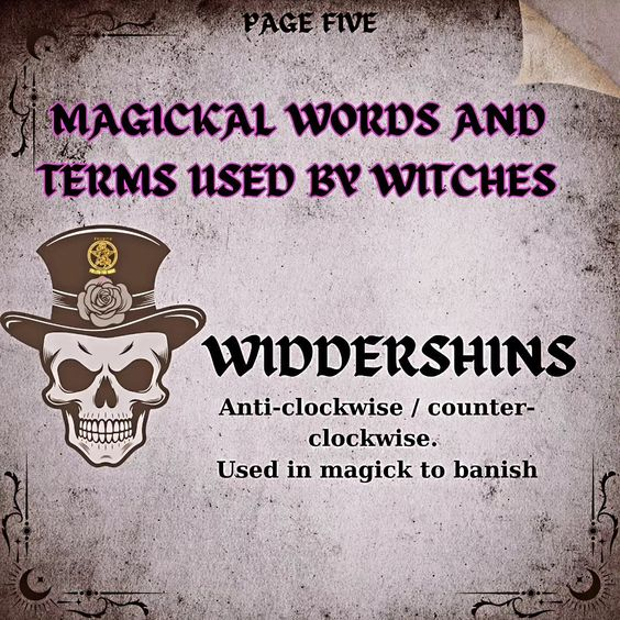 thewitchbrmclst's tweet photo. Magickal Words: Widdershins https://t.co/fTlhV94PNO