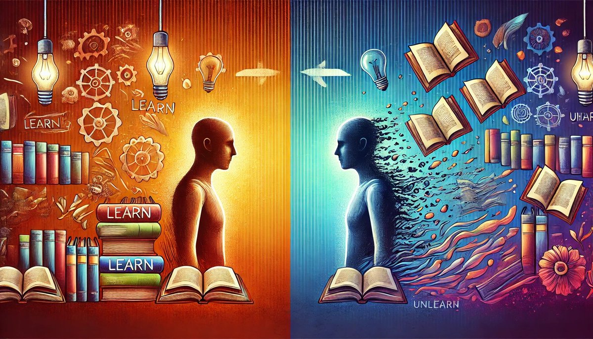 Key to stay relevant: “Learn and unlearn”

To acquire new knowledge but also shed outdated beliefs and misconceptions. 👌