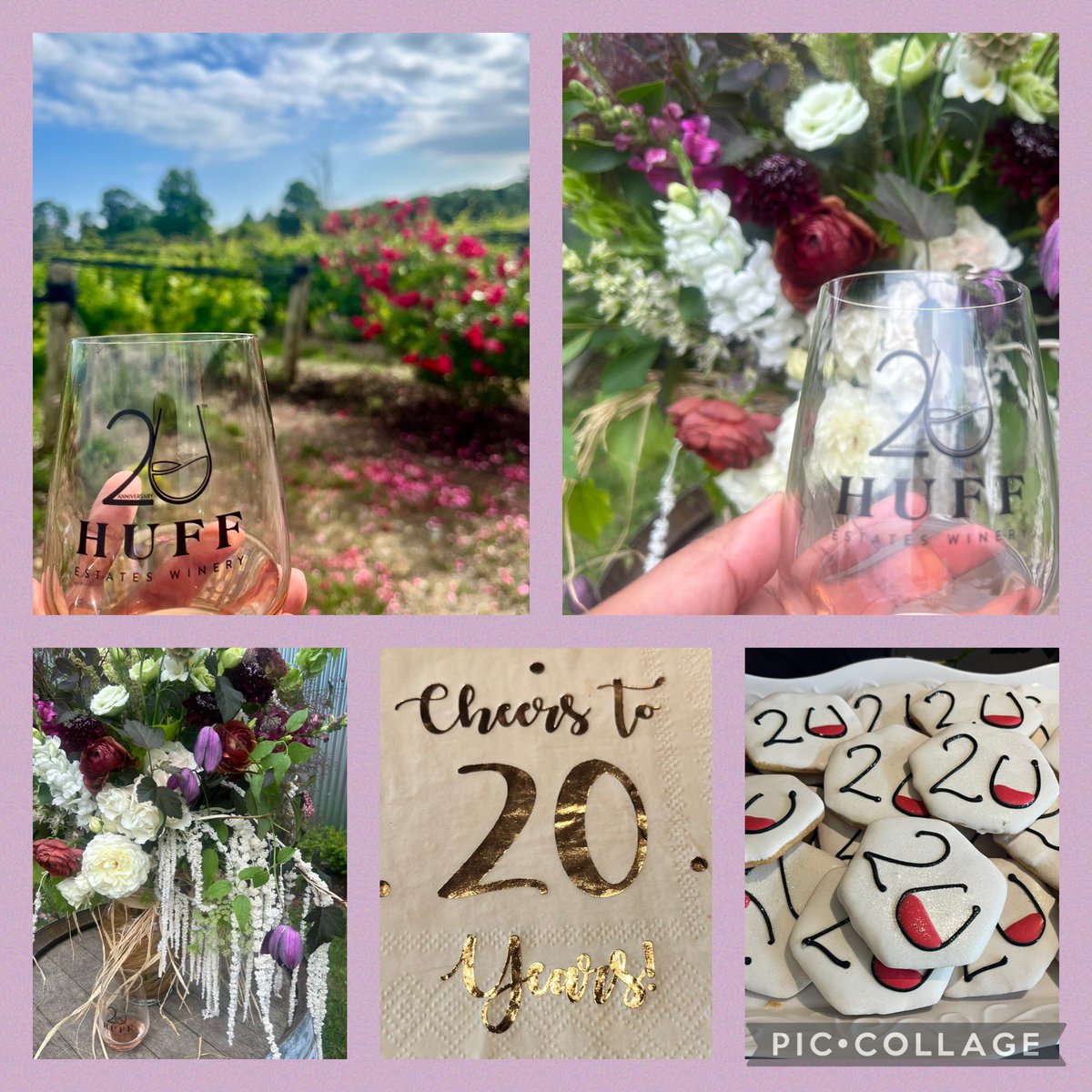 Congratulations to Lanny &amp; Catharine for celebrating the 20th anniversary of Huff’s Estates Winery 🍷