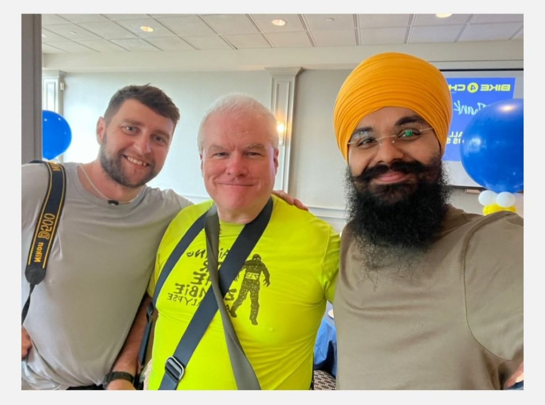 Kevin Edward Proulx (@kevineproulx) on Twitter photo Photo / Video team from BIKE 4 CHAI today.
Photo: <a href="/Jaskaransbook/">Jaskaran Singh</a> Photo / Video team from BIKE 4 CHAI today.
Photo: <a href="/Jaskaransbook/">Jaskaran Singh</a>