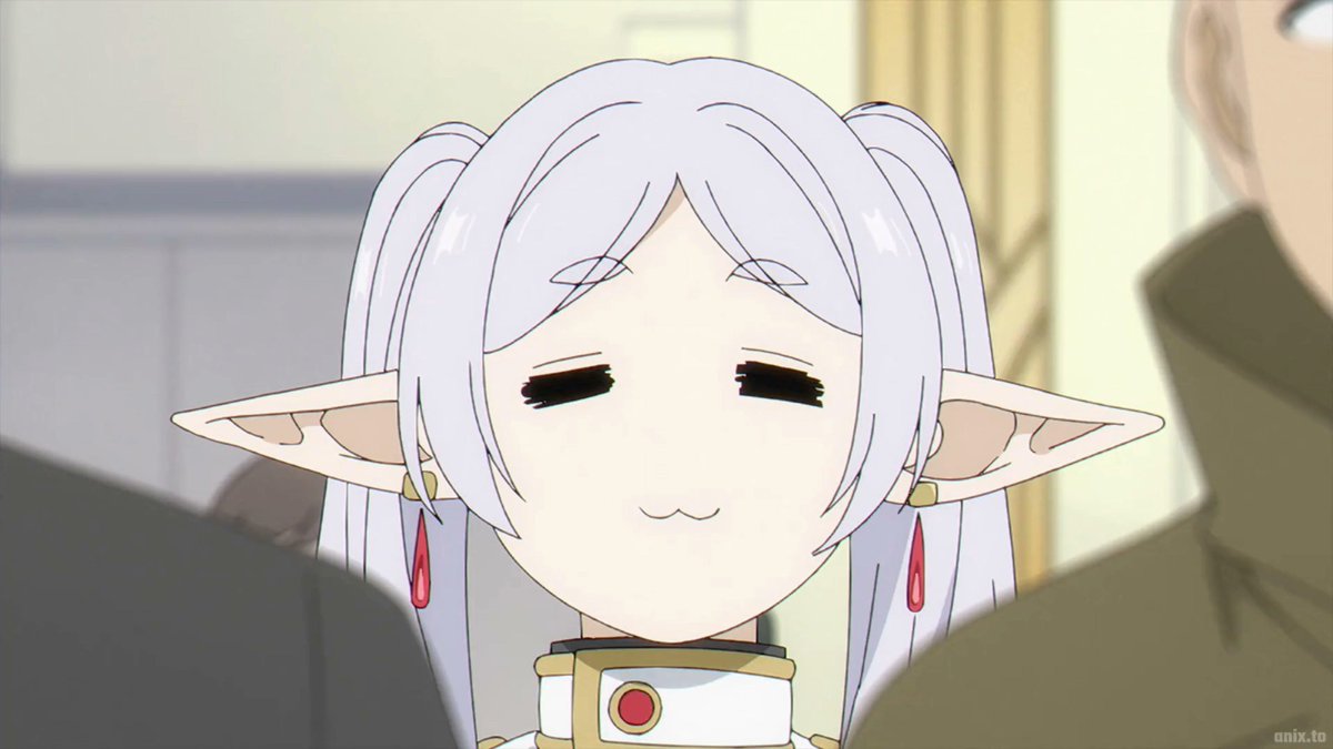 HANADROID_'s tweet photo. Acabei de terminar Frieren, e não sei oq fazer até a próxima temporada ;-; 

tô apaixonada ... agr entendo pq é o melhor anime da atualidade S2 https://t.co/DgJtMy6vKd