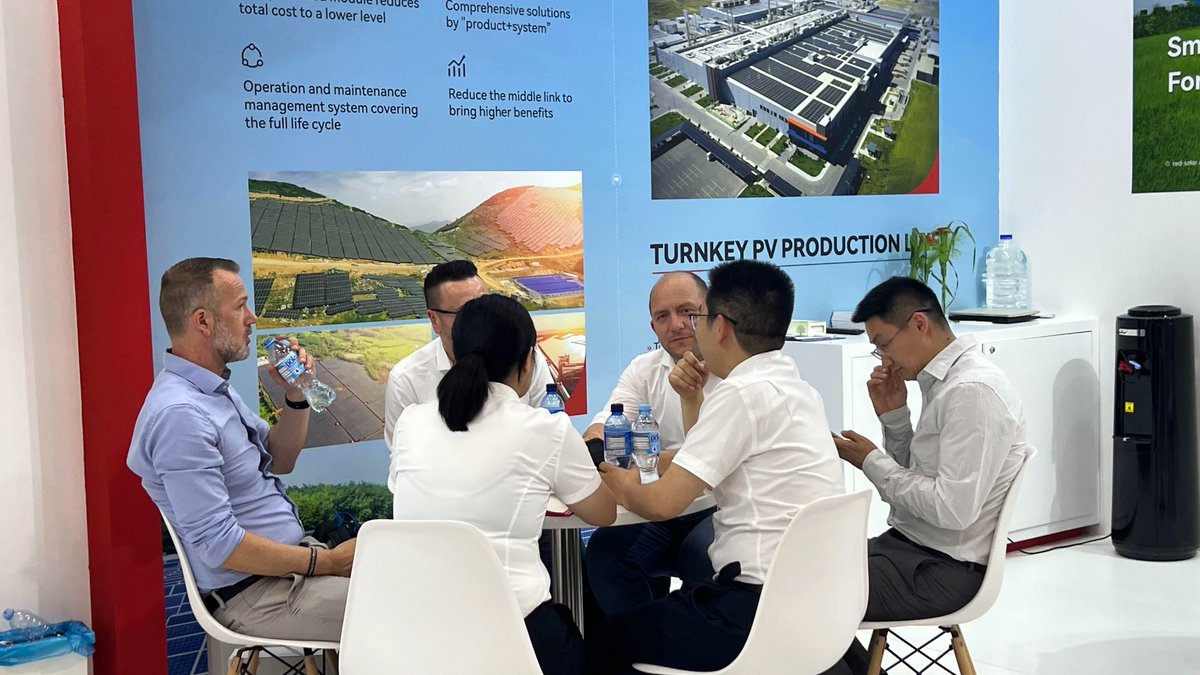 RedSolar2008's tweet image. CETC-Red Solar concluded our successful participation at Intersolar Germany. We showcased our advanced solar cells, modules, and production solutions. Thank you to our visitors and loyal customers for making this event a success!
