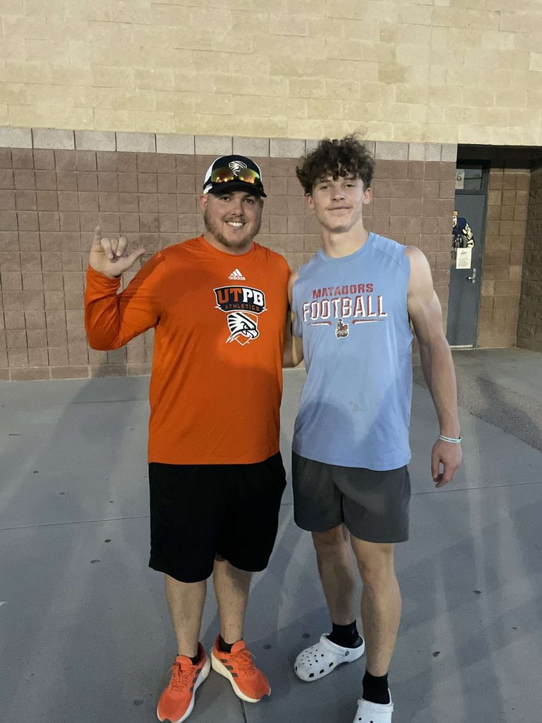 Joey Harris (@joey_harris88) on Twitter photo Had a great time today <a href="/UTPBFootball/">UTPB Football</a> camp! Thank you <a href="/CoachK__Mac/">Kris McCullough</a> and <a href="/BlakeCrandall/">Blake</a> for the great camp!
<a href="/kreaves_mt/">KReaves Coach</a> <a href="/CoachAdcox/">Coach Adcox</a> Had a great time today <a href="/UTPBFootball/">UTPB Football</a> camp! Thank you <a href="/CoachK__Mac/">Kris McCullough</a> and <a href="/BlakeCrandall/">Blake</a> for the great camp!
<a href="/kreaves_mt/">KReaves Coach</a> <a href="/CoachAdcox/">Coach Adcox</a>