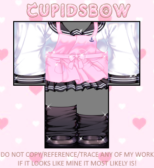 CUPlDSBOWrblx's tweet photo. 🎀Sailor Apron Outfit🎀
I've been so exhausted recently I feel bad🥲
🩷Available at Paramnesia🩷
#roblox #robloxart #RobloxDev #RobloxDown #robloxdeveloper #robloxdesign #robloxdesigner #robloxclothes #robloxclothing #robloxdesigns #robloxdevs #robloxugc #royalehigh #robloxavatar https://t.co/LFuRRrTKuY