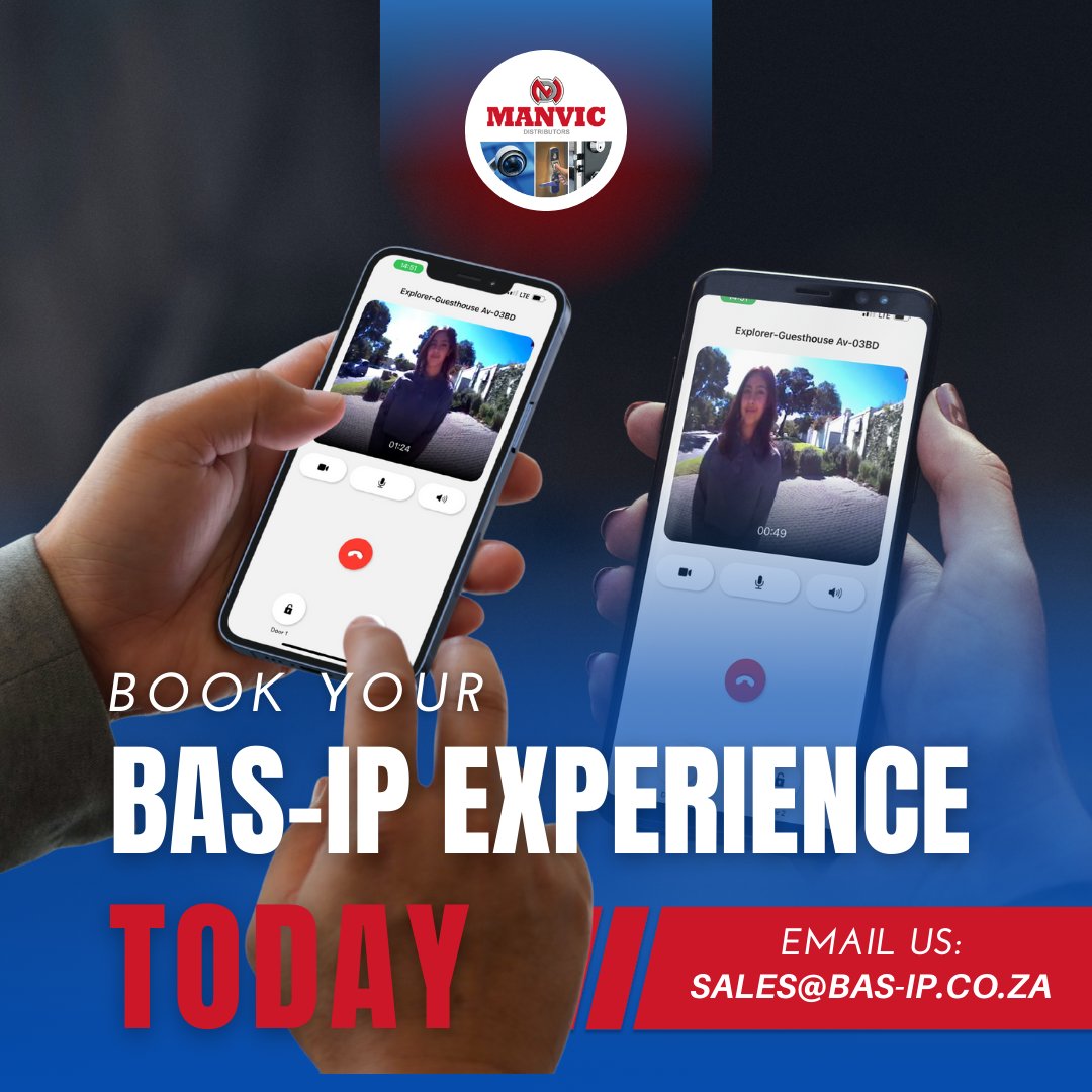 ManvicDistr's tweet image. Want to know more about #BASIP? Book a #BASIPExperience with us today: sales@bas-ip.co.za

#IPIntercom #Security #Safety #SouthAfrica
