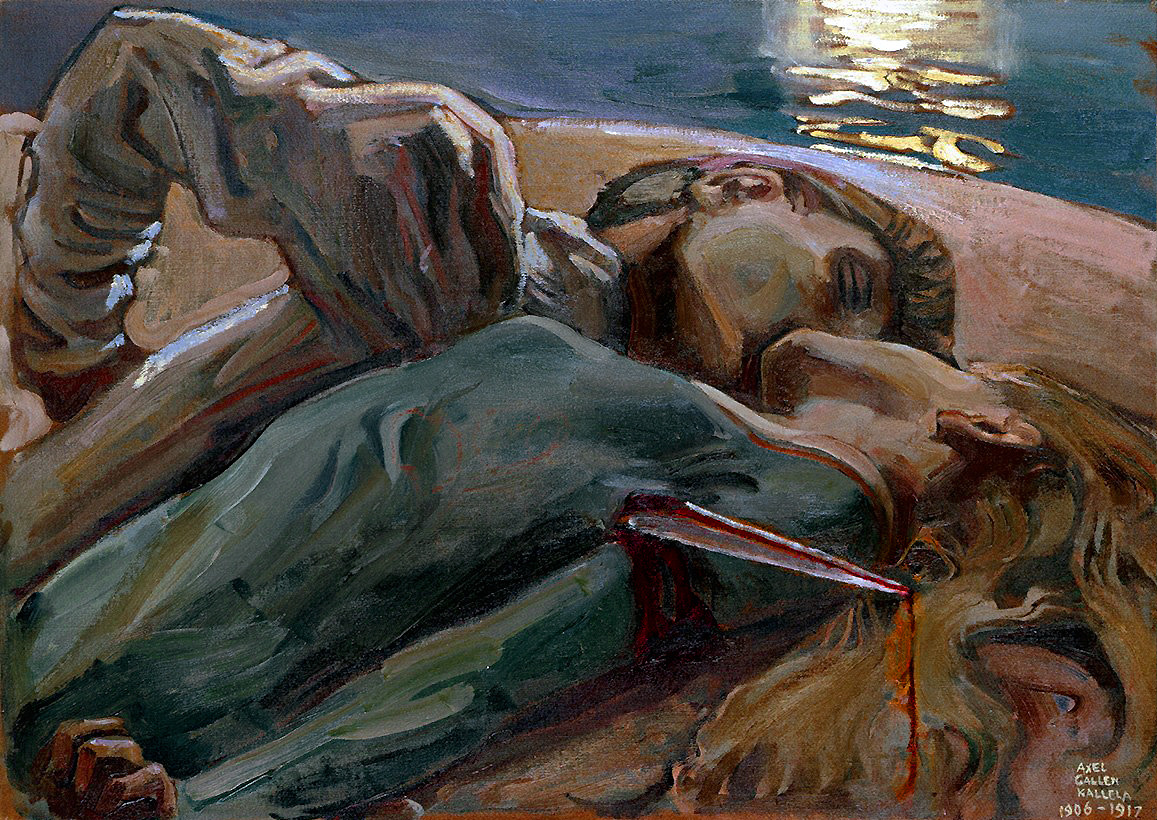 The Lovers, 1906, by Akseli Gallen-Kallela