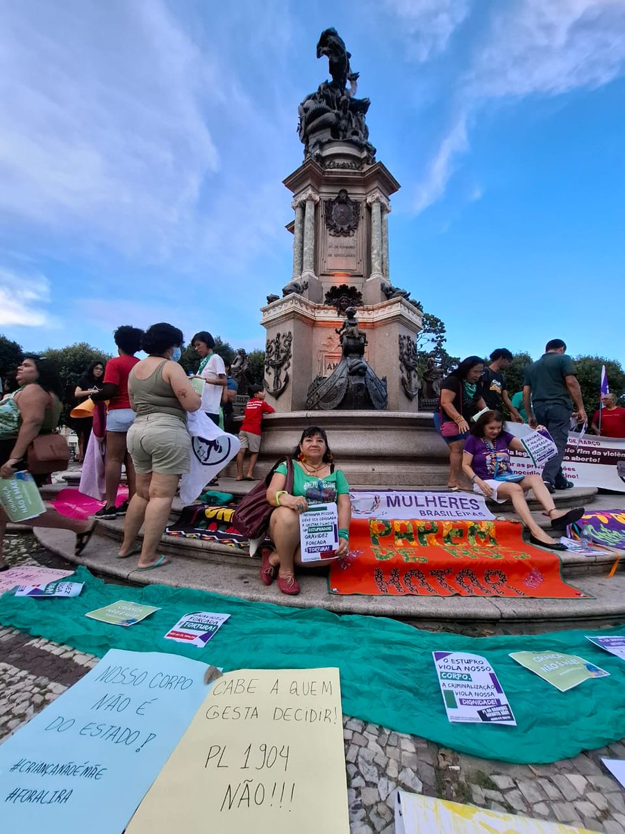 Manaus-AM foi para rua hoje! 
Desistiremos enquanto a PL 1904/24  não for arquivada. 

#arquivapl1904 
#CriancaNãoÉMãe 
#PL1904Não
