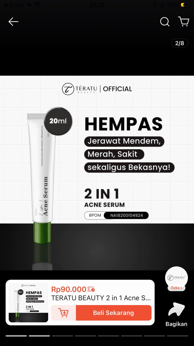 faraaars's tweet photo. @sleepinbeautea @ERHA_Acneact udah pernah coba ini belum? awalnya aku beli cuma pengen coba2. tapi ternyata ini ajaib bgt loh. aku udah pake beberapa acne spot treatment dan ini yg paling ampuh!! jerawat mendem dipakein ini bener2 baru 1 hari langsung keluar mata nya😭 jadi penyembuhan nya bisa lebih cepet https://t.co/JDxuQDP9ab