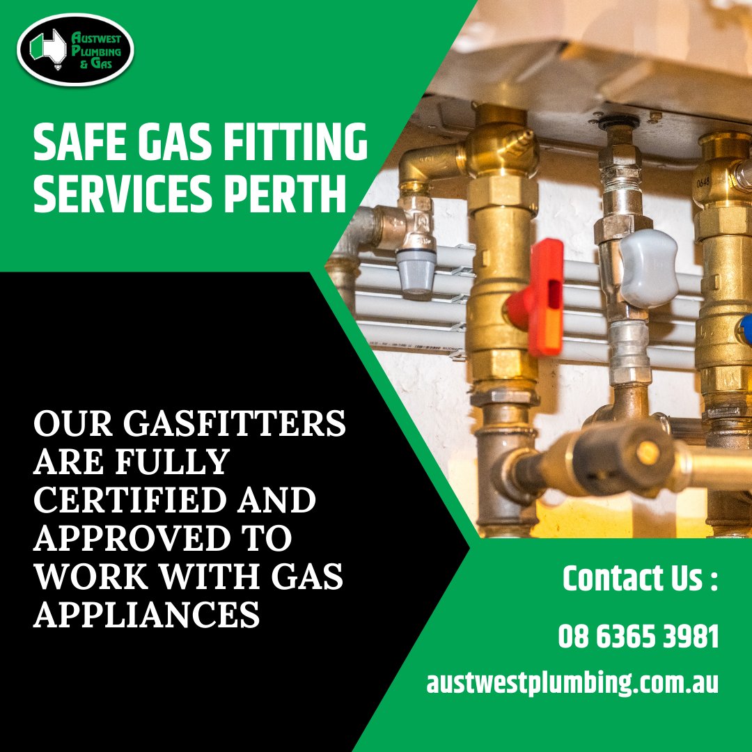 AusPlumbingGas's tweet image. Qualified plumbers and gasfitters at Austwest Gas and Plumbing with us ensure the delivery of services to our clients.

Give us a call at 08 6365 3981 for reliable and expert service 🚰

#gasinstallation #perthplumbers
#gasrepairs #gasappliances #gasleakdetection