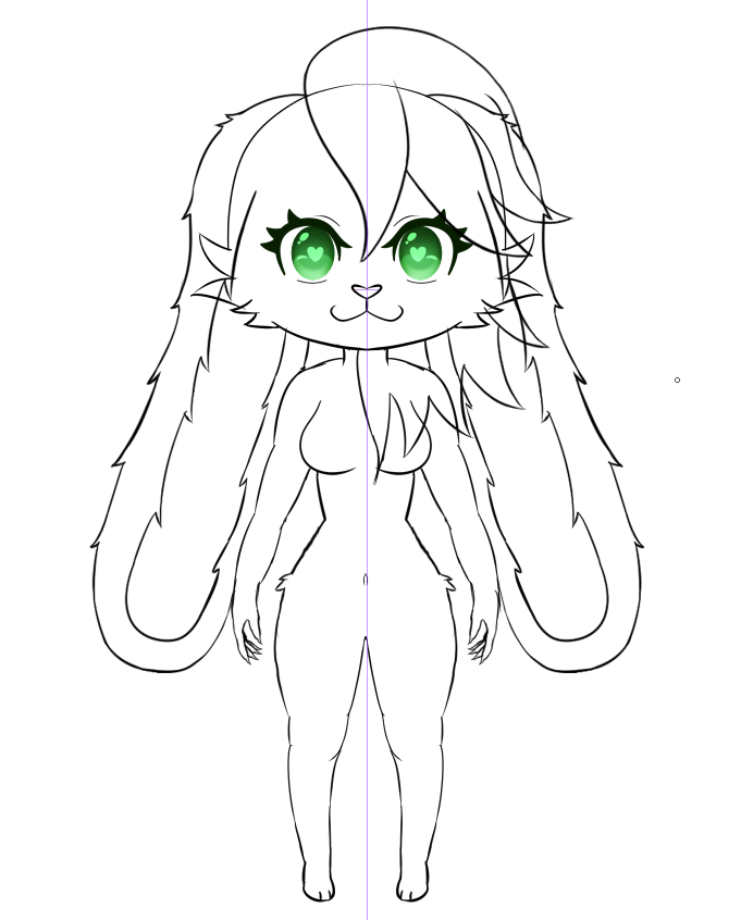 QueenieLewdieVT's tweet photo. Early WIP chibi model for Alice https://t.co/EgfE1KHhCb