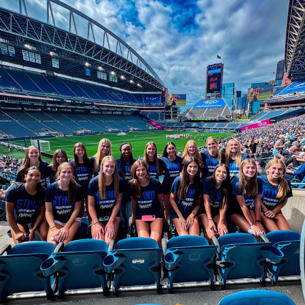 Sting 08 Black ECNL (@stingecnl08) on Twitter photo Off day = team day
Light practice ✅
<a href="/reignfc/">Seattle Reign FC</a> ✅
Team dinner and meeting to prep for GM 2 tomorrow ✅
<a href="/CoachTatu/">Tatu</a> <a href="/adamflynnAF/">Adam Flynn</a> <a href="/StingSoccerClub/">Sting Soccer Club</a> Off day = team day
Light practice ✅
<a href="/reignfc/">Seattle Reign FC</a> ✅
Team dinner and meeting to prep for GM 2 tomorrow ✅
<a href="/CoachTatu/">Tatu</a> <a href="/adamflynnAF/">Adam Flynn</a> <a href="/StingSoccerClub/">Sting Soccer Club</a>