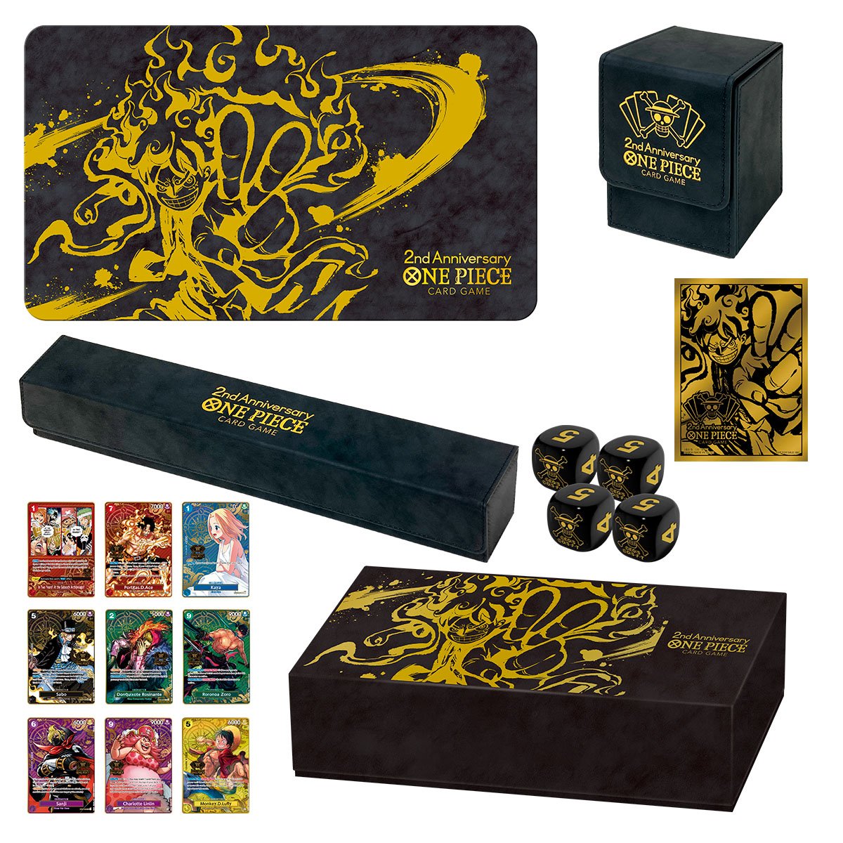 The preorder for the Japanese OPTCG 2nd Anniversary Set listing is