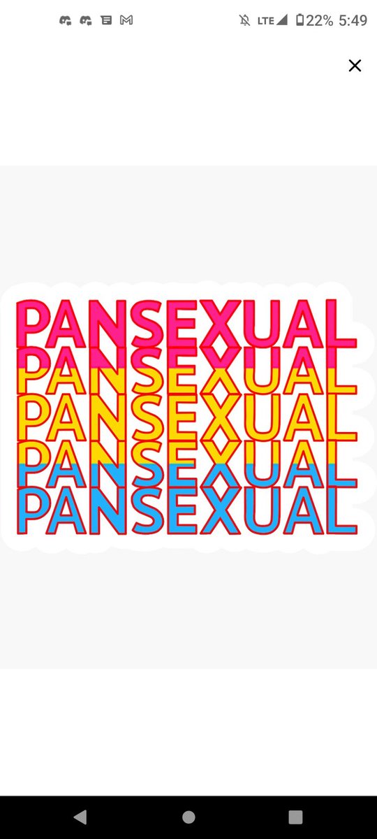 Okay so which ever of you fuckers bought my thank you bag font pansexual sticker thank you