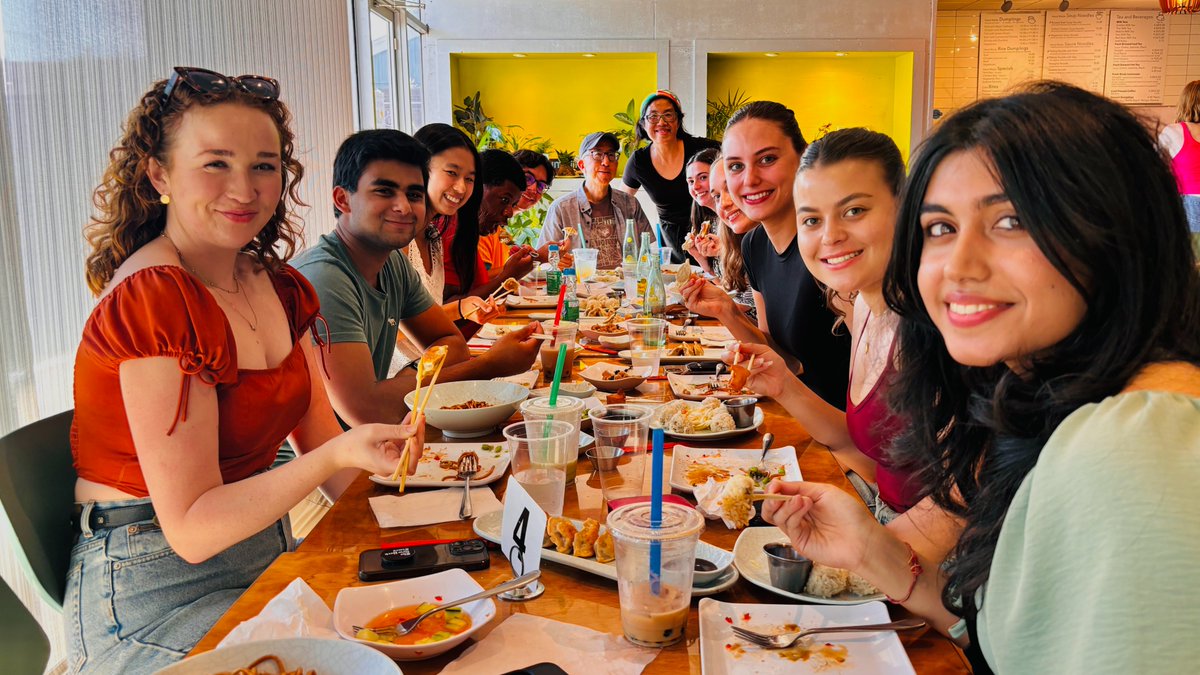Introducing the amazing <a href="/dallasnews/">Dallas Morning News</a> summer interns to the equally amazing June Chow at her world-famous Hello Dumpling.