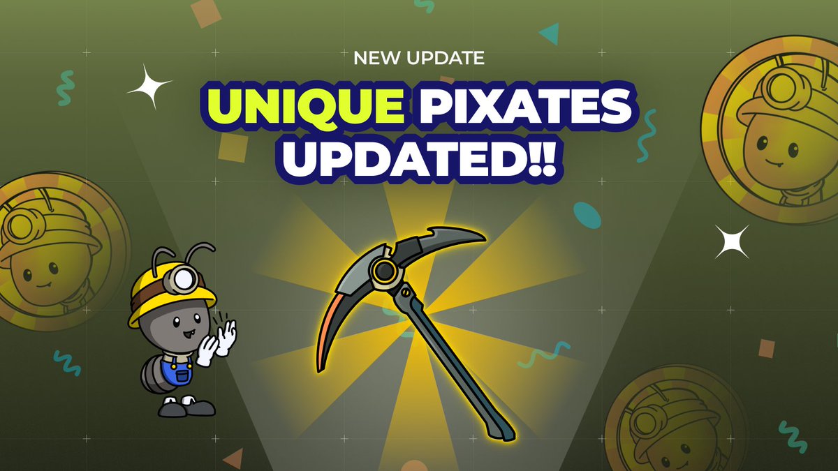 ANTTIME_NET's tweet photo. 🛠️ Update Report
📌 Unique Pickaxe update is complete!
Upgrade your pickaxe with CLOCK and earn more TIME Points!
📢 Share this news with Timies.
✅ Follow
✅ Repost or Quote
✅ Tag 3 friends
✅ Like
#ANTTIME #T2E #Time2Earn #Freemining #Updated https://t.co/PPPam4tSsK