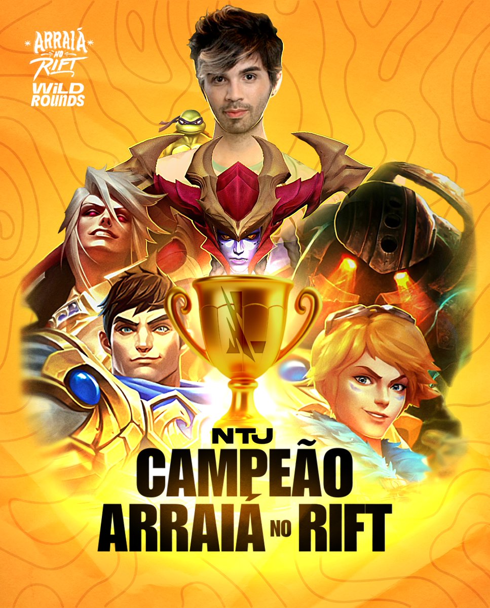 Tealz (@tealzlol) on Twitter photo NTJ CAMPEÃ DO CAMPEONATO DA COMUNIDADE DE <a href="/WildRiftBR/">League of Legends: Wild Rift</a> 🏆
ESSE TIME MERECE UM INVESTIMENTO PARA FUTUROS CAMPEONATOS? 😎 NTJ CAMPEÃ DO CAMPEONATO DA COMUNIDADE DE <a href="/WildRiftBR/">League of Legends: Wild Rift</a> 🏆
ESSE TIME MERECE UM INVESTIMENTO PARA FUTUROS CAMPEONATOS? 😎