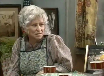 imagine her being told she has to scan a qr code to order at a restaurant